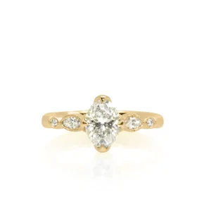 Adel Chefridi Oval and Round Rosebud Ring