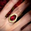 Adel Chefridi Rubellite Tourmaline Ring