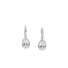 Alchemy Pear Halo Drop Earrings