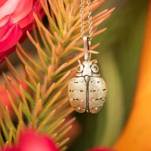 Alex Sepkus Beetle Bug Necklace