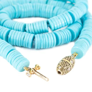 Alex Sepkus Turquoise Slice Necklace