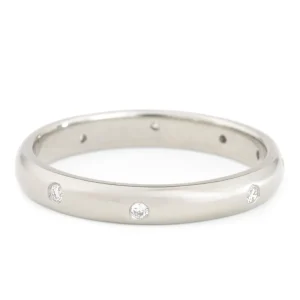 Anne Sportun 14k White Gold Dancing Diamond Band