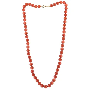 Assael 20.5" Sardinian Coral Necklace