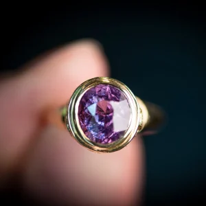 Audrius Krulis Purple Spinel Ring