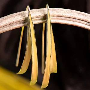 Barbara Heinrich Double Olive Leaf Earrings