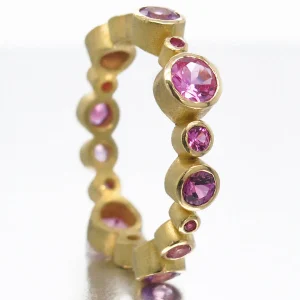 Barbara Heinrich Mixed Pink Sapphire Ring