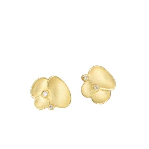 Barbara Heinrich Tri-Shell Stud Earrings
