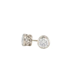Alchemy Bezel Set Lab Grown Diamond Studs