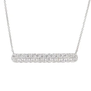 Alchemy Diamond Bar Necklace