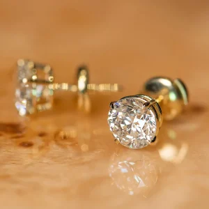 Alchemy Diamond Studs with La Pousette Closure