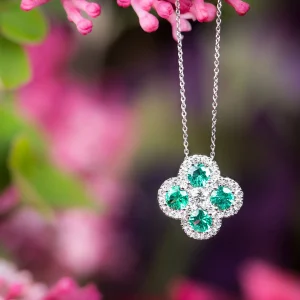 Alchemy Emerald Clover Necklace