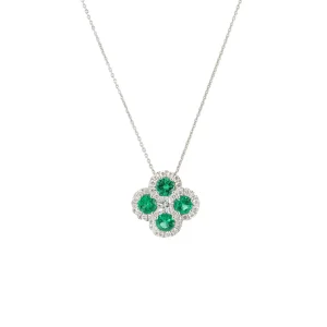 Alchemy Emerald Clover Necklace