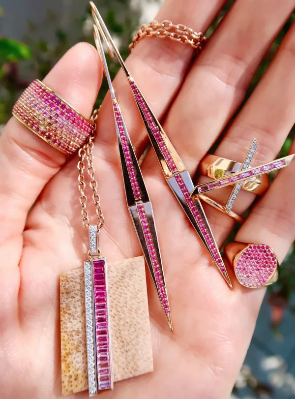 Alchemy Emily P. Wheeler Split Sapphire Earrings