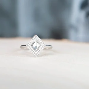 Erika Winters Agatha Halo with Rose Cut Diamond