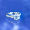 Erika Winters Minna Solitaire Ring with Oval Sapphire