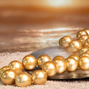 Alchemy Golden Pearl Necklace