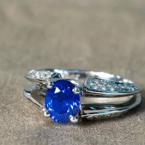 Alchemy Jose Hess Blue Sapphire Platinum Ring