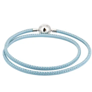 Jorg Heinz Jörg Heinz Leather Necklace Light Blue