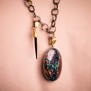 K.Brunini K. Brunini Skipping Stones Boulder Opal Necklace