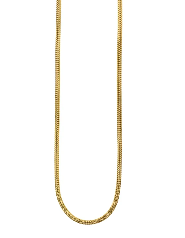 Alchemy 18k Handemade Foxtail 24" Chain