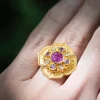 Kent Raible Flower Ring