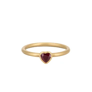 Kimberly Collins Ruby Heart Yumdrop Ring