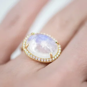 Lauren K Moonstone Ring