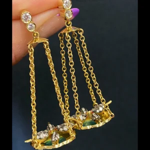 Lord Birdbath Earrings