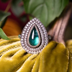 Lord Jewelry Green Tourmaline Ring