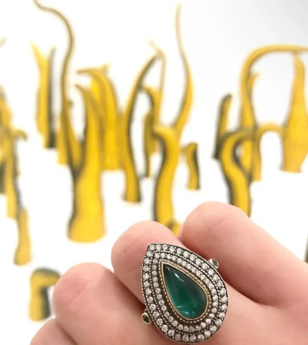 Lord Jewelry Green Tourmaline Ring