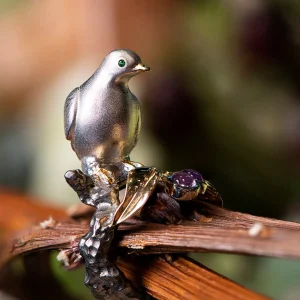 Manya u0026 Roumen Manya & Roumen Dove On A Plum Ring