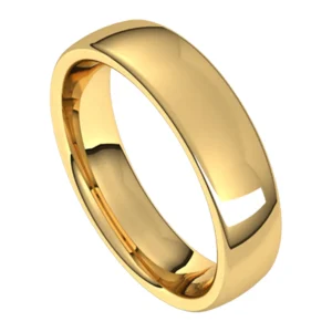 Alchemy 5mm Euro 14k Yellow Gold Band