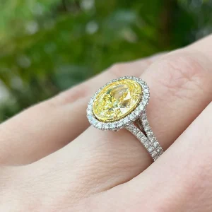 Alchemy Oval 3.05 Carat Diamond Ring