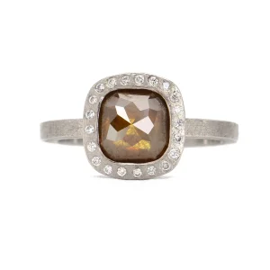 Todd Reed Fancy Diamond Palladium Ring