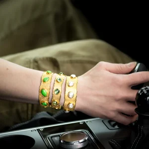 Victor Velyan Green Turquoise Cuff