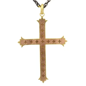 Victor Velyan Turquoise Cross Pendant