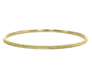 Zaffiro Gold Classic Bangle